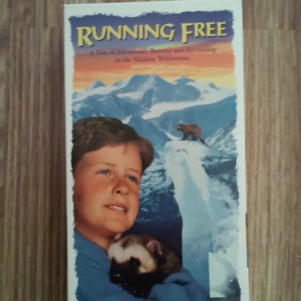 VHS Collectable Movie Running Free Runs 90 minutes Never Played 1994 in Box